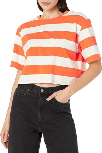 The Drop Women's Sydney Short-Sleeve Cropped Crewneck T-Shirt in Saudi Arabia