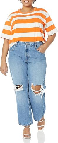 The Drop Women's Sydney Short-Sleeve Cropped Crewneck T-Shirt in Saudi Arabia