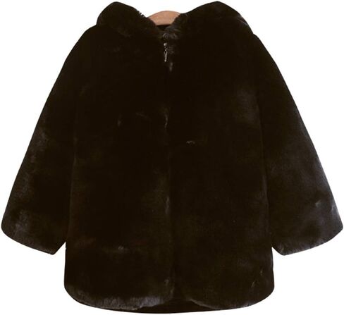 Miss Bei Girl's Winter Coat Kids Girls Spring Warm Fur Cartoon Coats Hooded Snowsuit Outerwear Jackets in Kuwait
