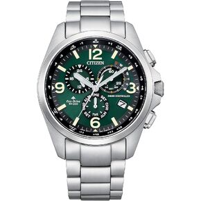 Citizen Men's Eco-Drive Promaster Land Chronograph Watch in Stainless Steel, Perpetual Calendar
