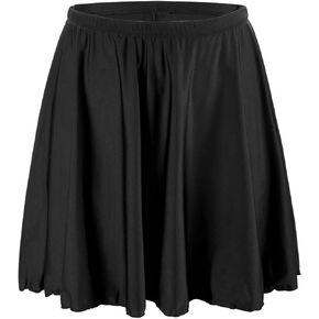 Firpearl Women's Swim Skirt High Waisted Bikini Bottoms Athletic Modest Swimsuit Bottom with Brief
