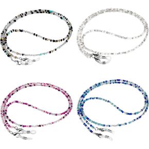 ONESING 4 قطعة سلاسل النظارات للنساء النظارات سلسلة حامل شريط للنظارات نظارات سلاسل نظارات الحبل الحبل الهدايا in Kuwait