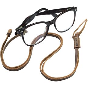 Hide & Drink, Adjustable Eyeglasses Leather Strap, Glasses Cord, Everyday Accessories, Handmade Includes 101 Year Warranty :: Bourbon Brown in Saudi Arabia