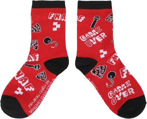 Bioworld Five Nights At Freddy's Pizza Party Youth 3-Pair Crew Socks in Saudi Arabia