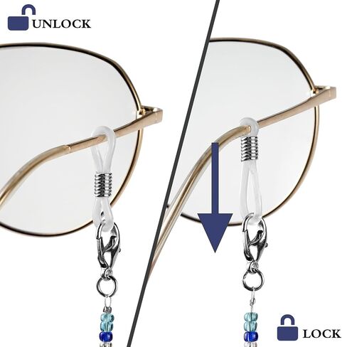 ONESING 4 Pcs Eyeglass Chains for Women Eyeglasses String Holder Glasses Strap Eyewear Chains Glasses Cord Lanyard Gifts in Saudi Arabia
