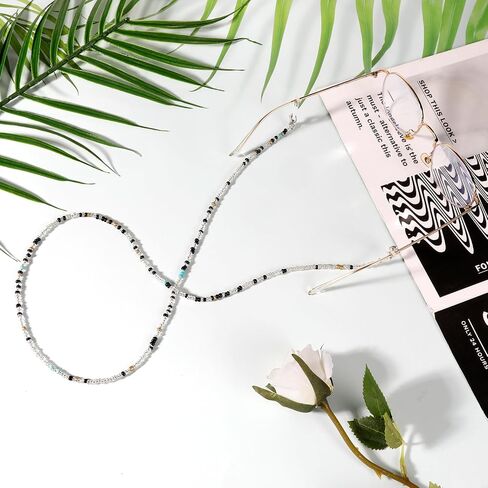 ONESING 4 Pcs Eyeglass Chains for Women Eyeglasses String Holder Glasses Strap Eyewear Chains Glasses Cord Lanyard Gifts in Saudi Arabia