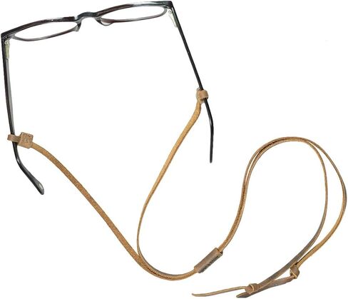 Hide & Drink, Adjustable Eyeglasses Leather Strap, Glasses Cord, Everyday Accessories, Handmade Includes 101 Year Warranty :: Bourbon Brown in Saudi Arabia