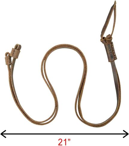 Hide & Drink, Adjustable Eyeglasses Leather Strap, Glasses Cord, Everyday Accessories, Handmade Includes 101 Year Warranty :: Bourbon Brown in Saudi Arabia