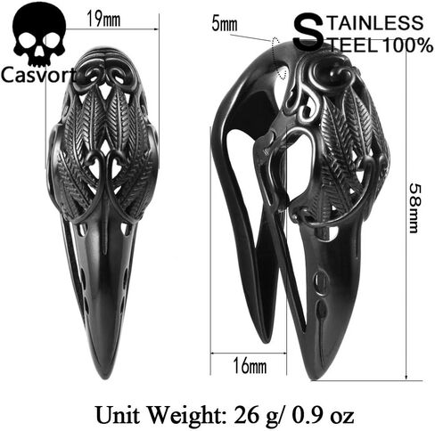 Casvort 2 PCS Hypoallergenic 316 Stainless Steel Hot 00g 2g Ear Hangers Heavy/Light Weights Saddle Weights Ear Gauges Body Jewelry Women Piercing Plugs for Lobe Pair Selling in Saudi Arabia