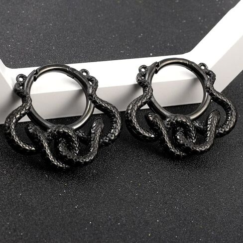 Casvort 2 PCS Hypoallergenic 316 Stainless Steel Hot 00g 2g Ear Hangers Heavy/Light Weights Saddle Weights Ear Gauges Body Jewelry Women Piercing Plugs for Lobe Pair Selling in Saudi Arabia