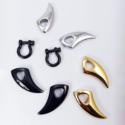 DEWGEM Ear Weight Heavy Hangers for Ear Tunnels Replace Ear Tapers and Spirals Ear Stretching Kits Dangle Gauges Ear Plugs for Men and Women fit Size 6G 4G 2G 0G 00G in Saudi Arabia