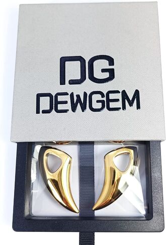 DEWGEM Ear Weight Heavy Hangers for Ear Tunnels Replace Ear Tapers and Spirals Ear Stretching Kits Dangle Gauges Ear Plugs for Men and Women fit Size 6G 4G 2G 0G 00G in Saudi Arabia