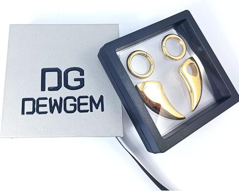 DEWGEM Ear Weight Heavy Hangers for Ear Tunnels Replace Ear Tapers and Spirals Ear Stretching Kits Dangle Gauges Ear Plugs for Men and Women fit Size 6G 4G 2G 0G 00G in Saudi Arabia