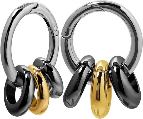 DEWGEM Ear Weight Heavy Hangers for Ear Tunnels Replace Ear Tapers and Spirals Ear Stretching Kits Dangle Gauges Ear Plugs for Men and Women fit Size 6G 4G 2G 0G 00G in Saudi Arabia