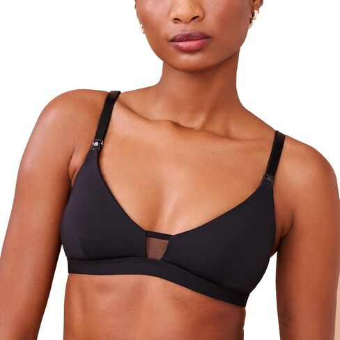 Pepper Nursing Wirefree Bra | Wireless Maternity Bra for Women | Drop-Down Cups with a One-Hand Clasp, Removable Pads in Kuwait