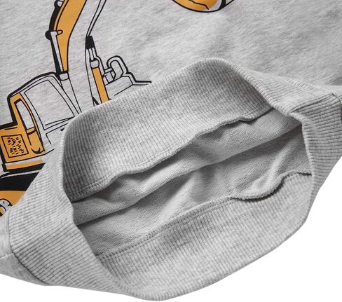 Akyzic Boys Sweatshirts Cotton Long Sleeve Crewneck Pullover Toddler Kids Winter Warm Shirt Sweater Tops 3t-8t in Kuwait