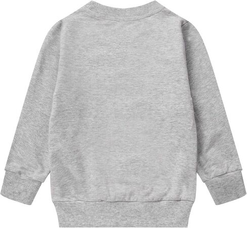 Akyzic Boys Sweatshirts Cotton Long Sleeve Crewneck Pullover Toddler Kids Winter Warm Shirt Sweater Tops 3t-8t in Kuwait