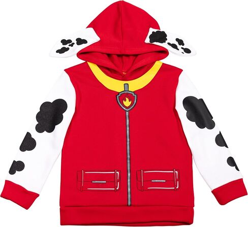 Nickelodeon Paw Patrol Marshall Toddler/Little Boys Fleece Cosplay Pullover Hoodie in Saudi Arabia