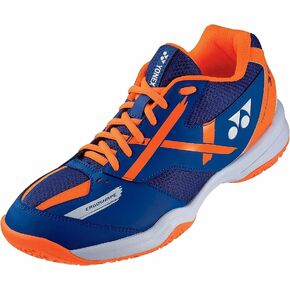 YONEX Power Cushion 39 Wide Badminton Shoes Blue/Orange (us_Footwear_Size_System, Adult, Men, Numeric, Wide, Numeric_12)