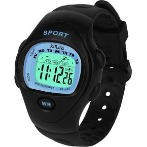 Kids Digital Outdoor Waterproof and Shockproof Multifunctional Sports Watch with Beautiful Gift Box for Boys and Girls Aged 3-8