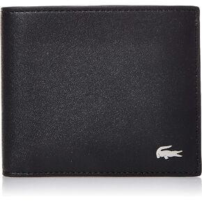 Lacoste Men's Fitzgerald Leather Waller and Card Holder Set in Saudi Arabia