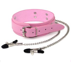 Body Chains with Choker Non Piercing Body Clamps Stainless Steel Body Clips Adjustable Body Rings Non-Piercing Body Jewelry Gift