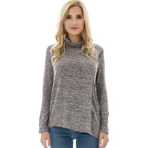 Bearsland Women's Maternity Nursing Tops Long Sleeve Breastfeeding Shirts in Kuwait