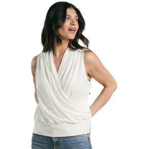 Abbi Nursing Top | Easy Pull Aside Access in Breastfeeding Shirt with Elegant Draping in Kuwait