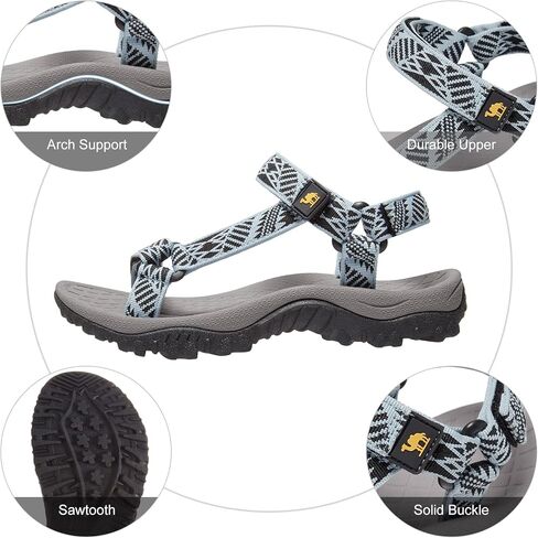 CAMEL CROWN Hiking Sport Sandals for Women Anti-skidding Water Sandals Comfortable Athletic Sandals for Outdoor Wading Beach in Kuwait