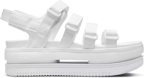 Nike Women's Icon Classic Sandal NA White/Pure Platinum-White (DH0224 100) in Kuwait