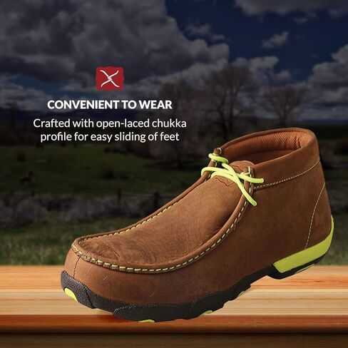 الملتوية X الرجال العمل الصلب اصبع القدم Chukka القيادة Moc in Kuwait
