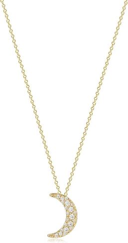 Befettly Moon Pendant Necklace 14K Gold Fill Dainty Hammered Moon Phase Gold Choker Simple Crescent Moon Full Moon Karma Circle Choker Necklace in Kuwait