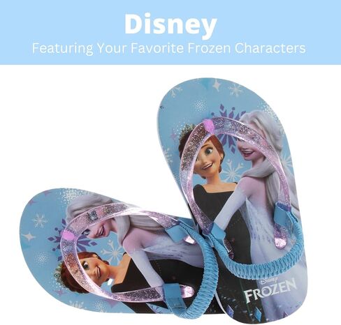 Disney Girls Boys Character Flip Flops Sandals Kids Water Shoes - Minnie Mouse Mickey Moana Toy Story Elsa Frozen Cars Encanto Princess Thong Beach Slides Summer Slip On Quick Dry (Toddler-Little Kid) in Kuwait