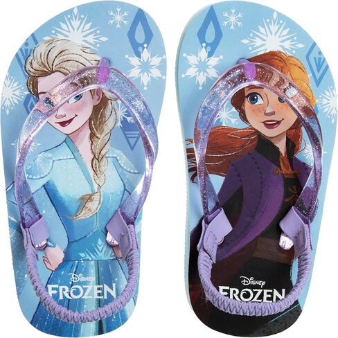 Disney Girls Boys Character Flip Flops Sandals Kids Water Shoes - Minnie Mouse Mickey Moana Toy Story Elsa Frozen Cars Encanto Princess Thong Beach Slides Summer Slip On Quick Dry (Toddler-Little Kid) in Kuwait