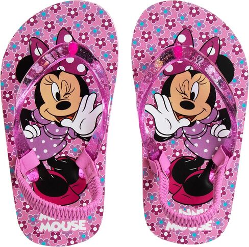Disney Girls Boys Character Flip Flops Sandals Kids Water Shoes - Minnie Mouse Mickey Moana Toy Story Elsa Frozen Cars Encanto Princess Thong Beach Slides Summer Slip On Quick Dry (Toddler-Little Kid) in Kuwait