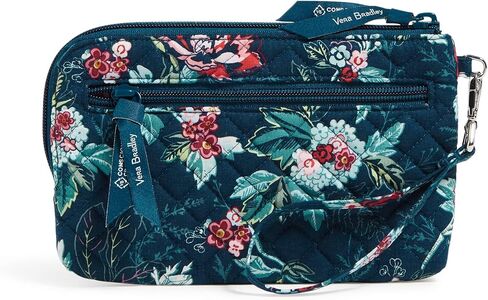 Vera Bradley Women's Cotton Wristlet with RFID Protection in Saudi Arabia
