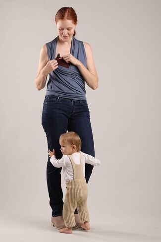 Abbi Nursing Top | Easy Pull Aside Access in Breastfeeding Shirt with Elegant Draping in Kuwait
