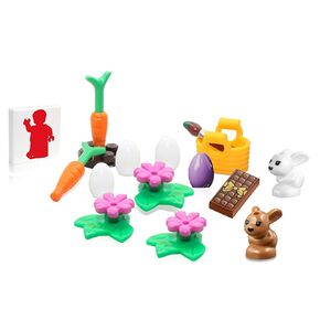 LEGO Friends Easter Accessory Pack (with Paint Brush, Bunnies 🐇 Eggs 🥚 Flowers 🌺 and Carrots 🥕) in Saudi Arabia