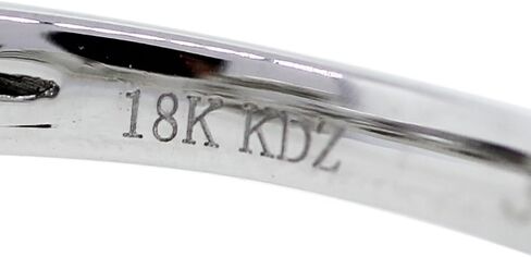 18k White Gold Diamond Halo Set Engagement Ring Mounting in Kuwait