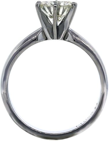 Platinum 1.20 Carat Round Diamond Solitaire Engagement Ring in Kuwait