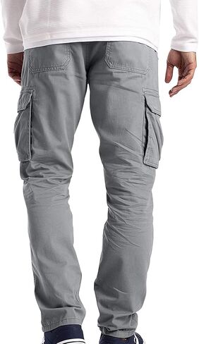 Banana Bucket Men's Athletic-Fit Cargo Pants Casual Regular Straight Stretch Twill Pant in Saudi Arabia