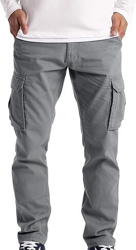 Banana Bucket Men's Athletic-Fit Cargo Pants Casual Regular Straight Stretch Twill Pant in Saudi Arabia