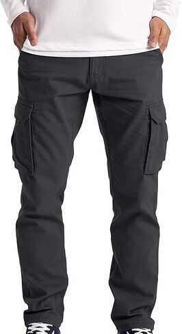 Banana Bucket Men's Athletic-Fit Cargo Pants Casual Regular Straight Stretch Twill Pant in Saudi Arabia