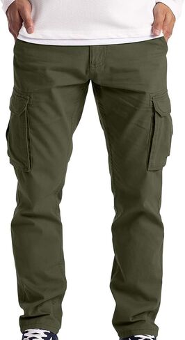 Banana Bucket Men's Athletic-Fit Cargo Pants Casual Regular Straight Stretch Twill Pant in Saudi Arabia