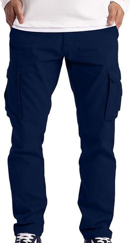 Banana Bucket Men's Athletic-Fit Cargo Pants Casual Regular Straight Stretch Twill Pant in Saudi Arabia