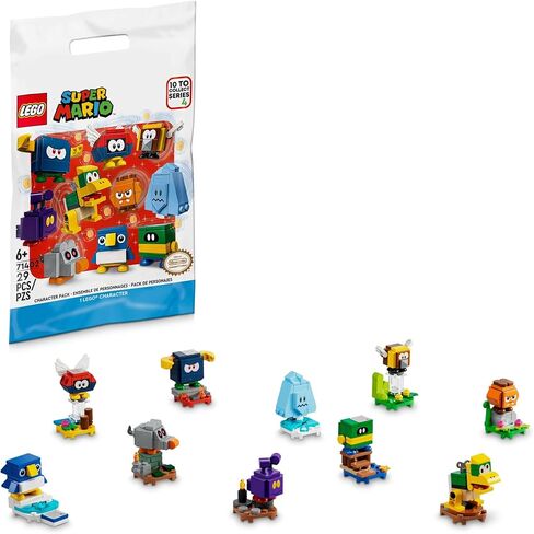 LEGO Super Mario Character Packs – Series 4 71402 Building Kit; Collectible Gift Toys for Kids Aged 6 and up to Combine with Starter Course Playsets (71360 and 71387) for Extra Interactive Play in Saudi Arabia