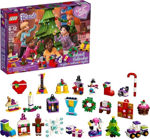 LEGO Friends Advent Calendar 41353, New 2018 Edition, Small Building Toys, Christmas Countdown Calendar for Kids (500 Pieces) in Saudi Arabia
