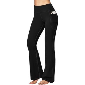 Heathyoga 28''/30"/32" Yoga Pants Women with Pcokets Wide Leg Yoga Pants for Woman Flare Leggings Bootcut Work Dress Pants in Saudi Arabia