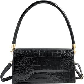 AMHDV Retro Classic Clutch Shoulder Bag Crocodile Pattern Small Crossbody Handbag for Women in Saudi Arabia