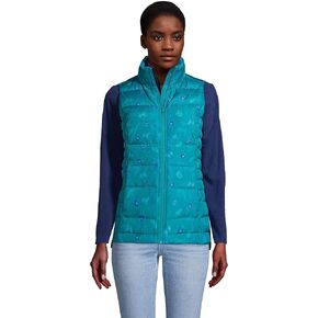 Lands' End Women's Puffer Vest Lightweight Padded Outerwear in Saudi Arabia